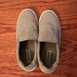 Steve Madden Suede Slip on Sneakers